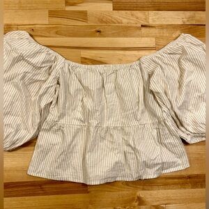 Sim & Sam Off the Shoulder Top